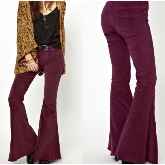 Free People Pants - Free People Just Float On Corduroy Bell Bottom Pants 6